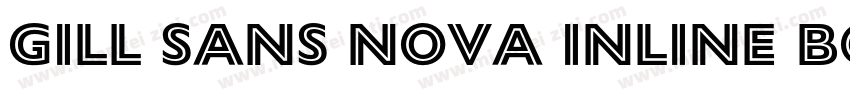 Gill Sans Nova Inline Bold字体转换